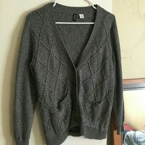 Grey cardigan